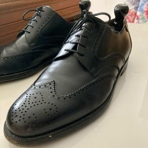 Salvatore Ferragamo men’s 10.5D Wing Tip Brogue